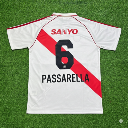 Daniel Passarella River Plate Retro Home Football Jersey Kit