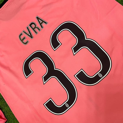 Patrice Evra Juventus Pink Retro 2015-2016 Pink Football Jersey