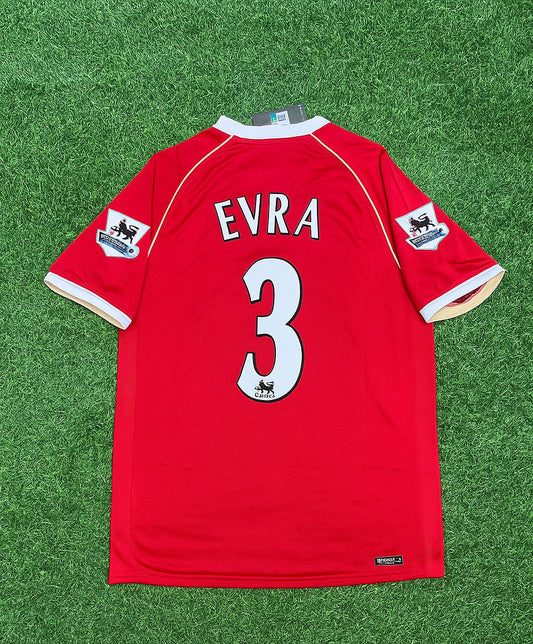 Patrice Evra Manchester United Retro 2005 - 06 Retro Football Jersey Kit