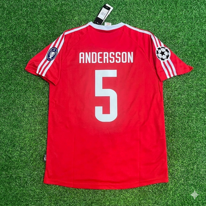 Patrik Andersson 5- FC Bayern Munich 2000-2001 Retro Football Jersey Kit