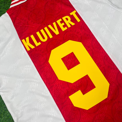 Patrick Kluivert Ajax Retro Golden Printing Football Jersey