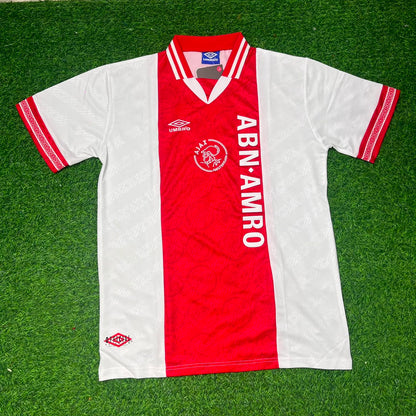 Patrick Kluivert Ajax Retro Golden Printing Football Jersey