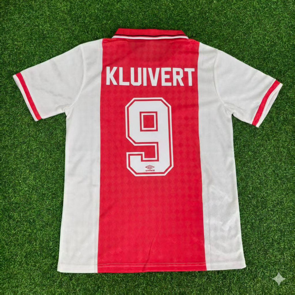 Patrick Kluivert AFC Ajax Retro Football Jersey Kit