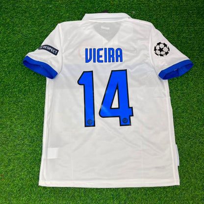 Patrick Vieira Inter 2009/2010 White Retro Football Jersey Kit
