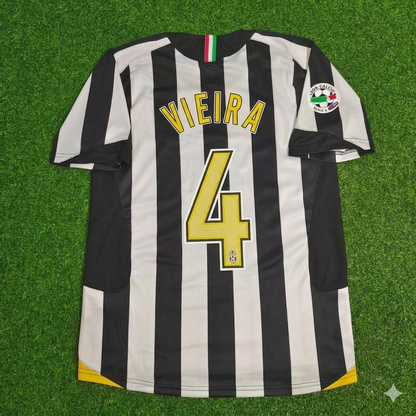 Patrick Vieira Juventus 2005-2006 Retro Football Jersey Kit
