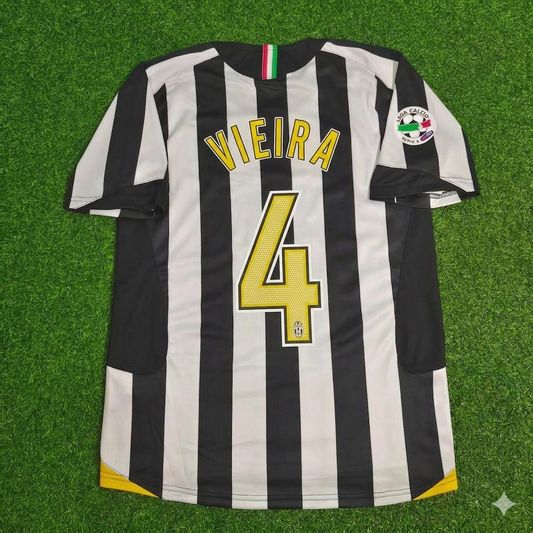 Patrick Vieira Juventus 2005-2006 Retro Football Jersey Kit