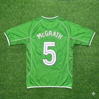 Paul McGrath Ireland Retro Green Football Jersey Kit