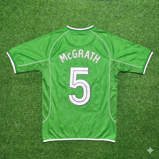 Paul McGrath Ireland Retro Green Football Jersey Kit