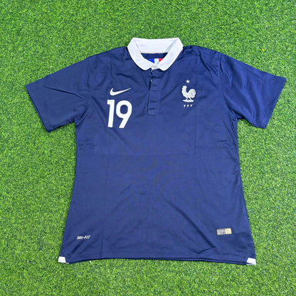 France World Cup 2014 Paul Pogba #19 Football Jersey