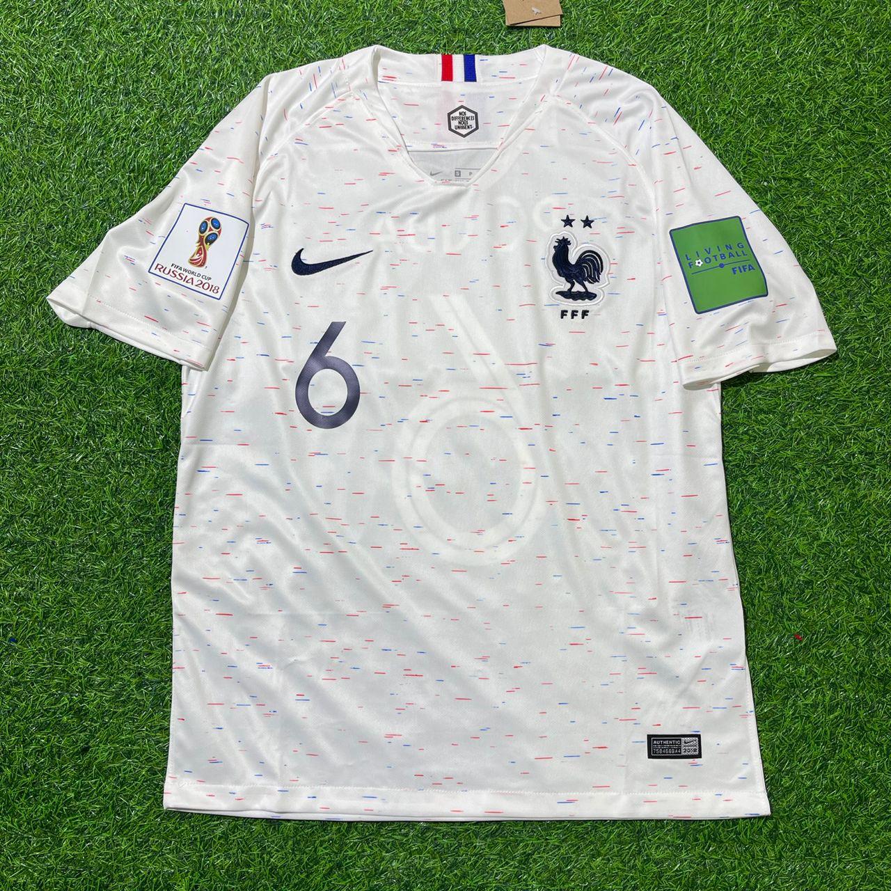 France World Cup 2018 Paul Pogba 6- Kit Football Jersey