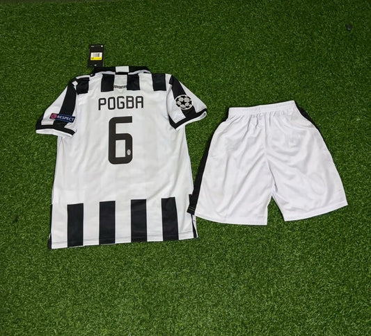 Paul Pogba Juventus 2014 2015 Retro Kids Football Jersey Collection