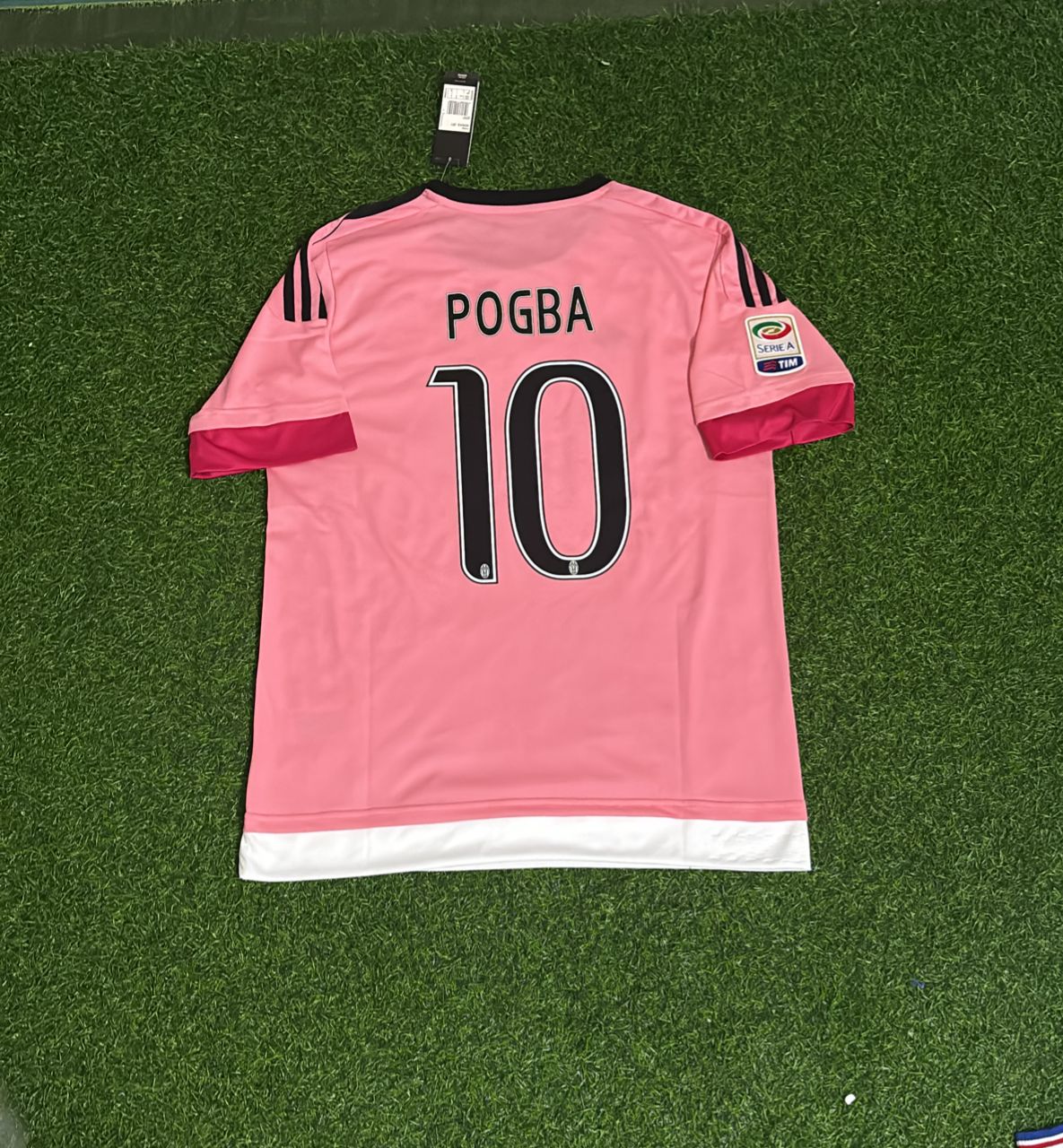 Paul Pogba Juventus 2015/16 Pink Retro Football Jersey Collection