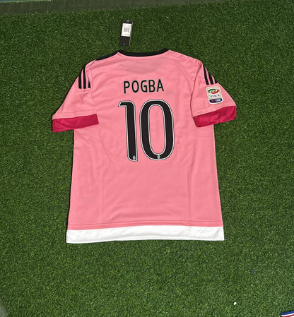 Paul Pogba Juventus 2015/16 Pink Retro Football Jersey Collection