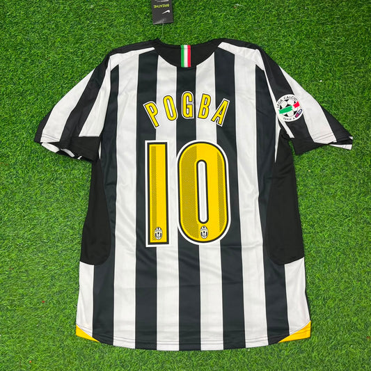 Paul Pogba Juventus Retro Football Jersey Kit