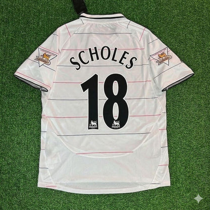 Paul Scholes #18 Manchester United 2003/2005 Retro Football Jersey