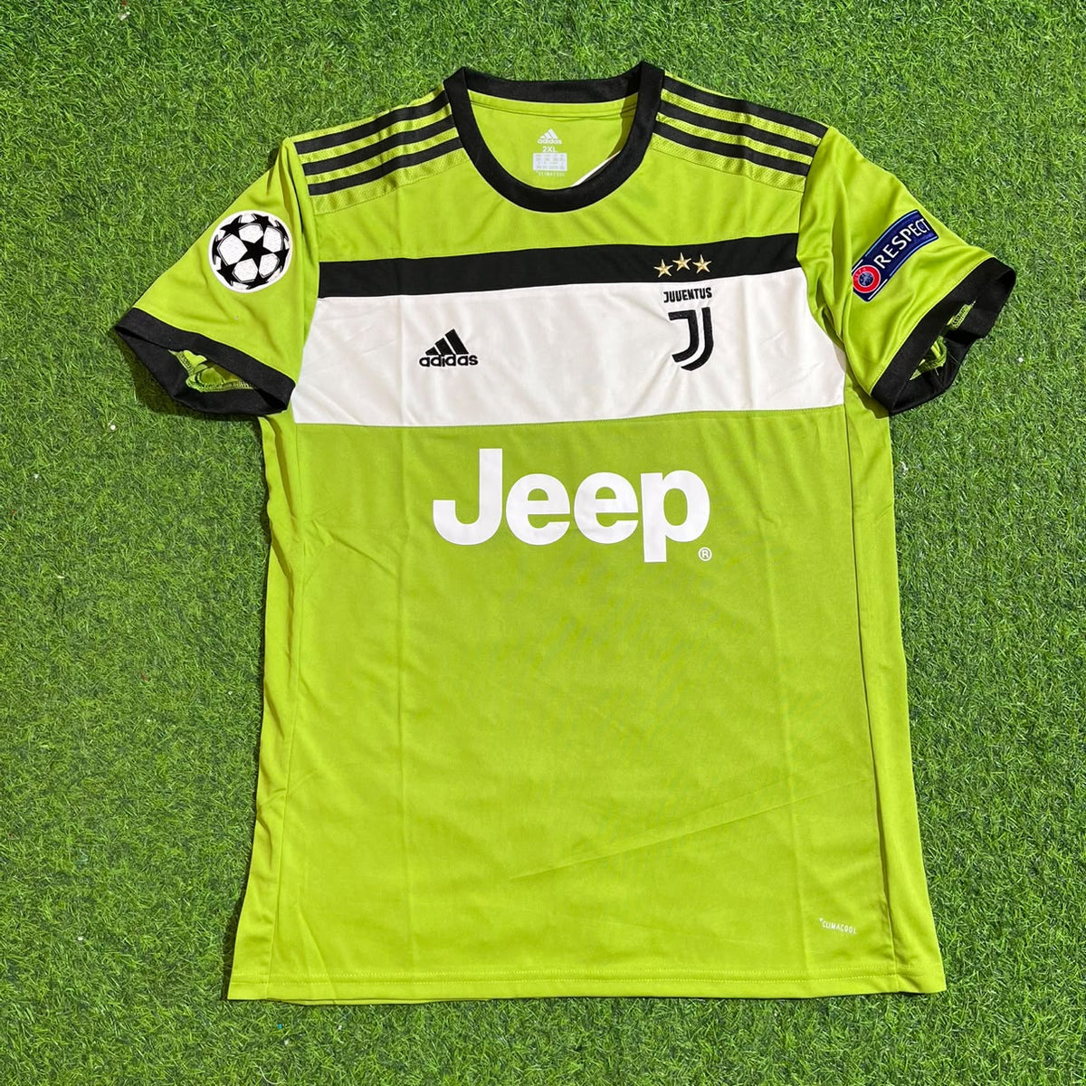 Juventus 2017-2018 Paulo Dybala #10 Season Third Green Retro Football Jersey