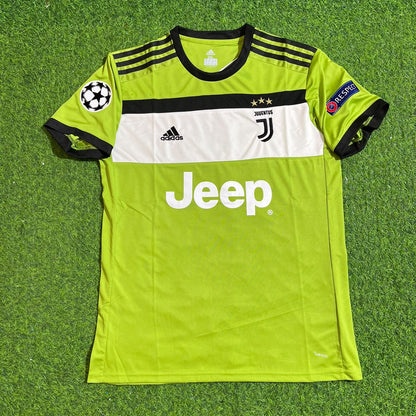 Juventus 2017-2018 Paulo Dybala #10 Season Third Green Retro Football Jersey