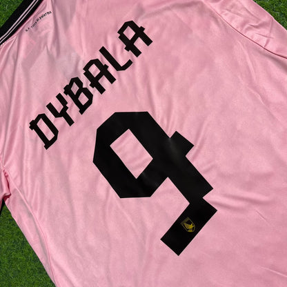 Palermo 2012-2013 Paulo Dybala Season Home Pink Retro Football Jersey