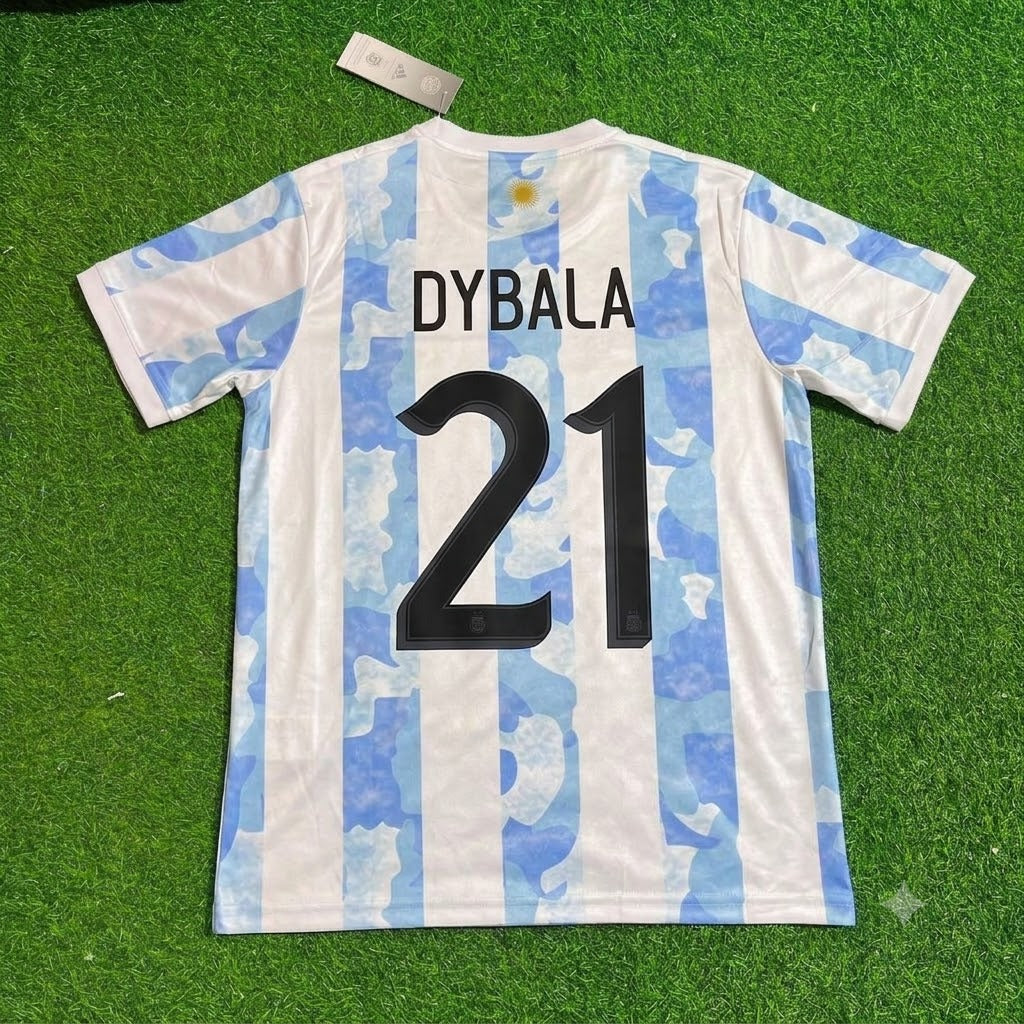 Paulo Dybala Argentina Retro Football Jersey
