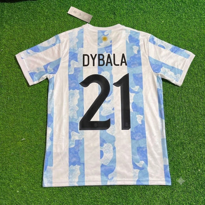 Paulo Dybala Argentina Retro Football Jersey