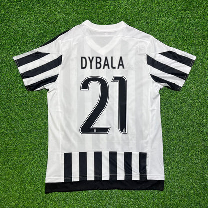 Paulo Dybala 21-Juventus 2015-2016 Retro Home Football Jersey