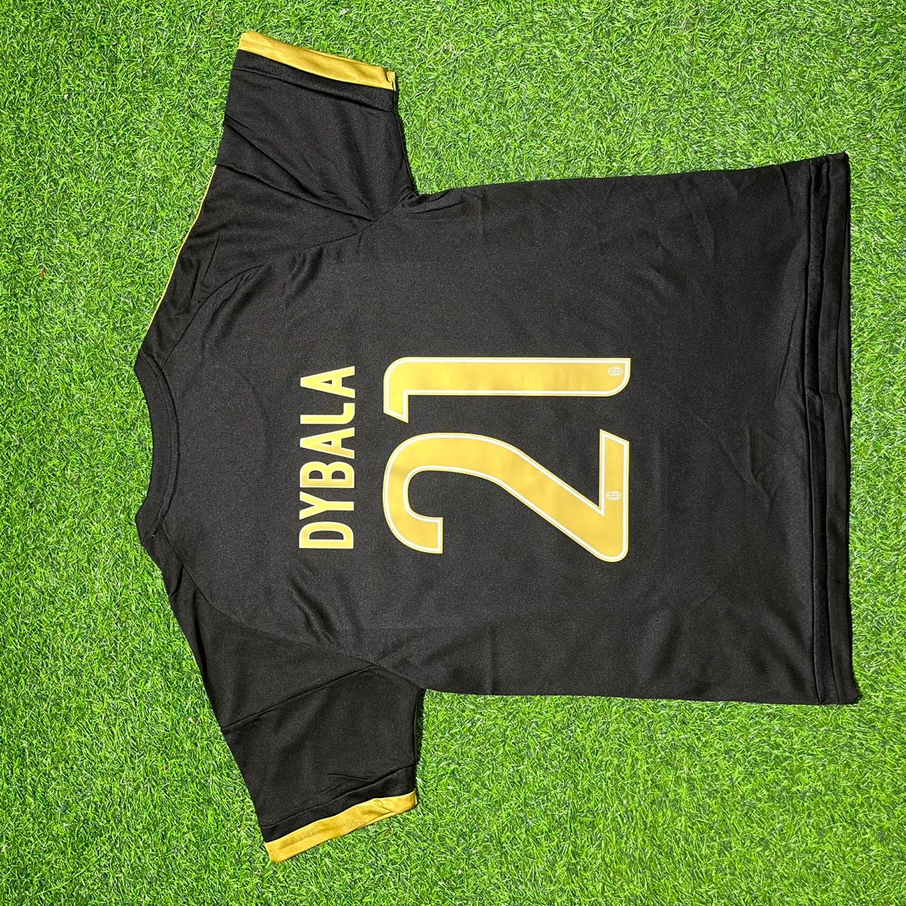 Paulo Dybala Juventus Black Retro Football Jersey Kit