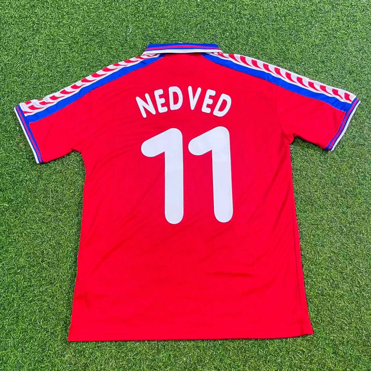 Pavel Nedvěd Czech Republic Czechia Retro Football Jersey Kit