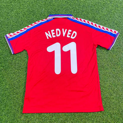 Pavel Nedvěd Czech Republic Czechia Retro Football Jersey Kit