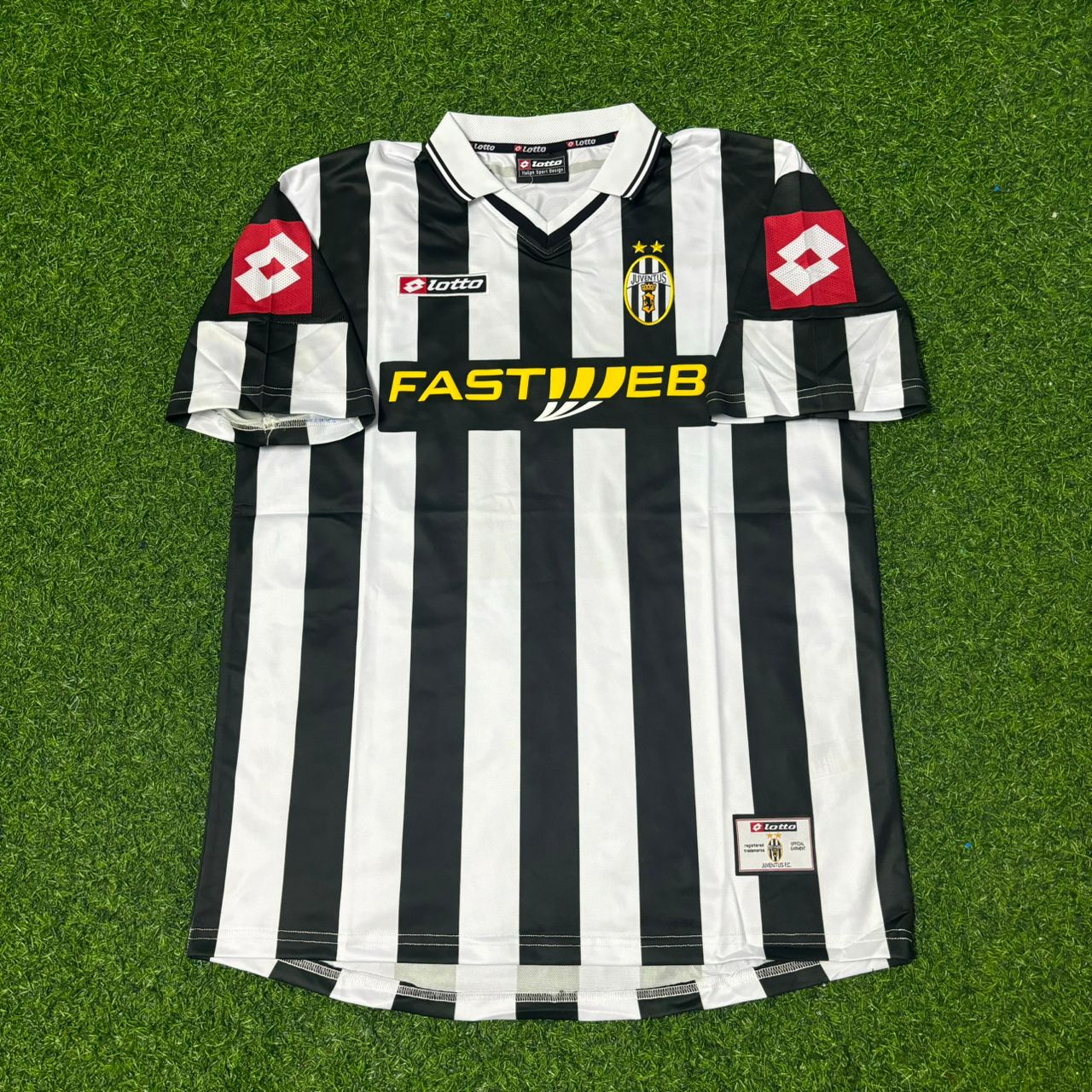 Pavel Nedvěd Juventus 2001-2002 Season Retro Football Jersey Kit