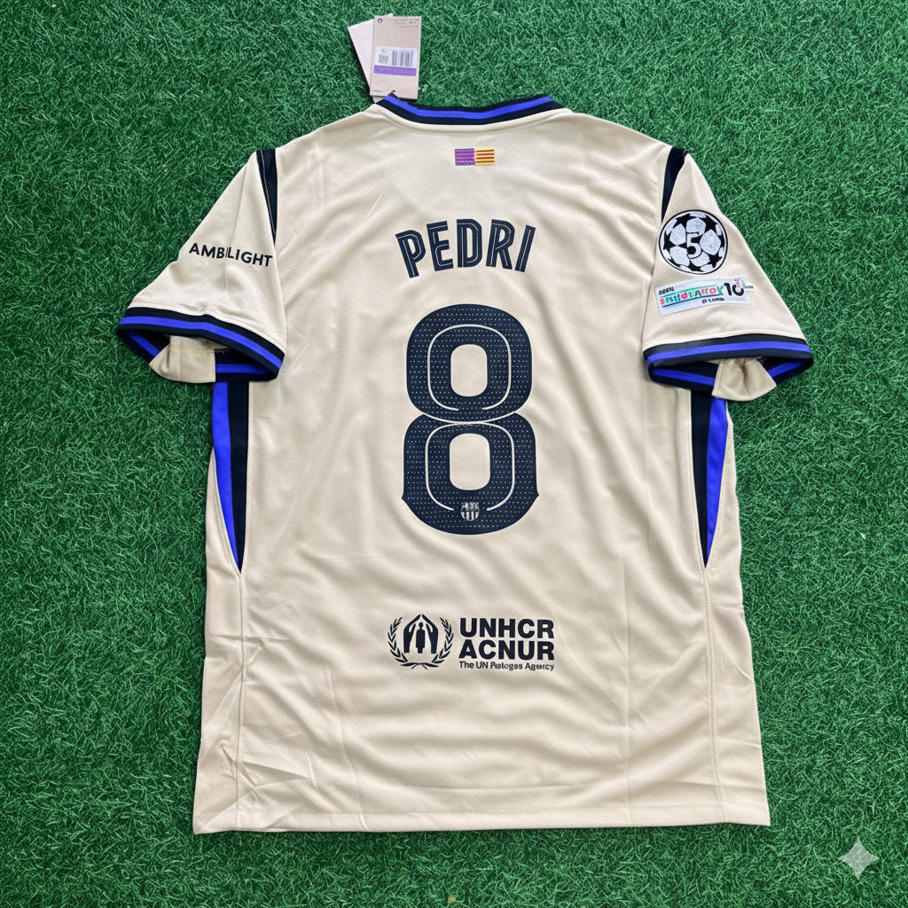 Pedri Barcelona 2025/2026 Season Football Jersey Kit