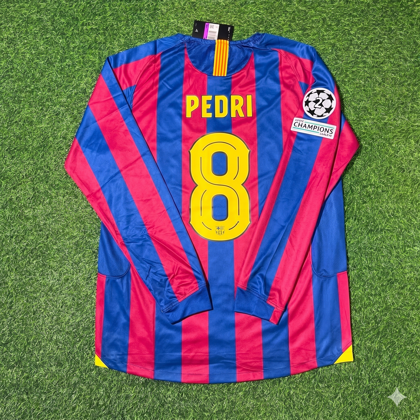 Pedri Barcelona Retro Football Jersey Kit