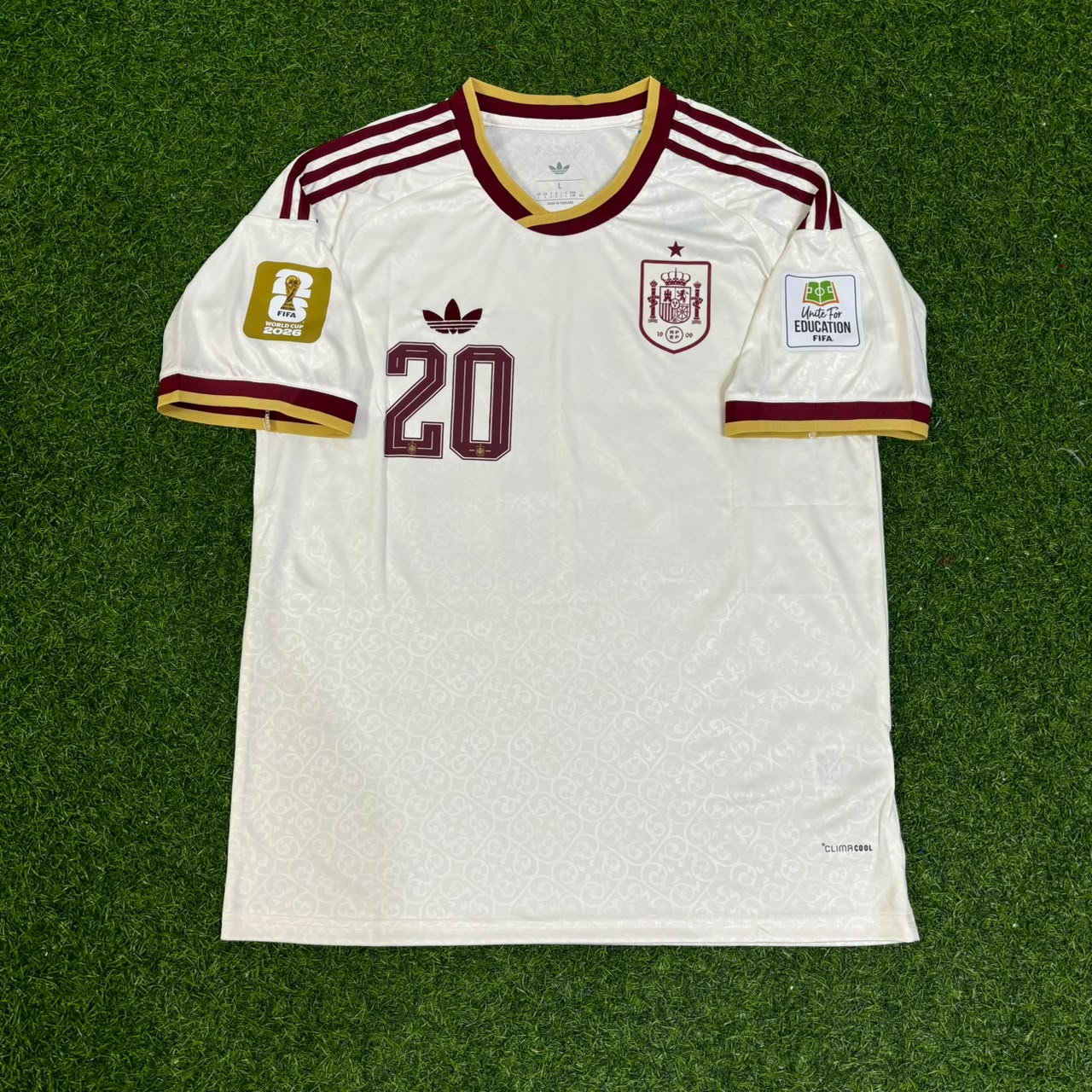 Spain World Cup 2026 Pedri 20- Away Football Jersey