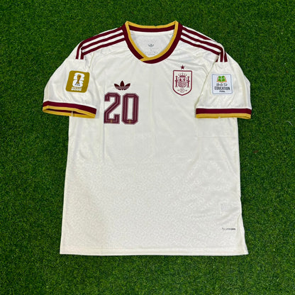 Spain World Cup 2026 Pedri 20- Away Football Jersey