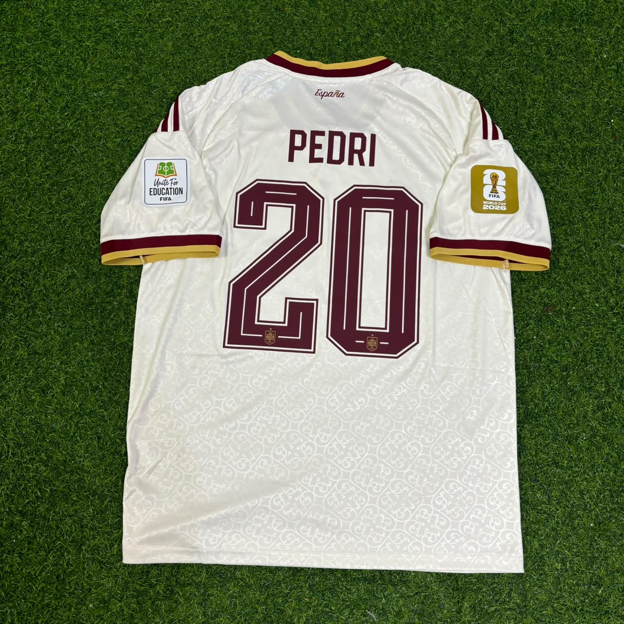 Spain World Cup 2026 Pedri 20- Away Football Jersey