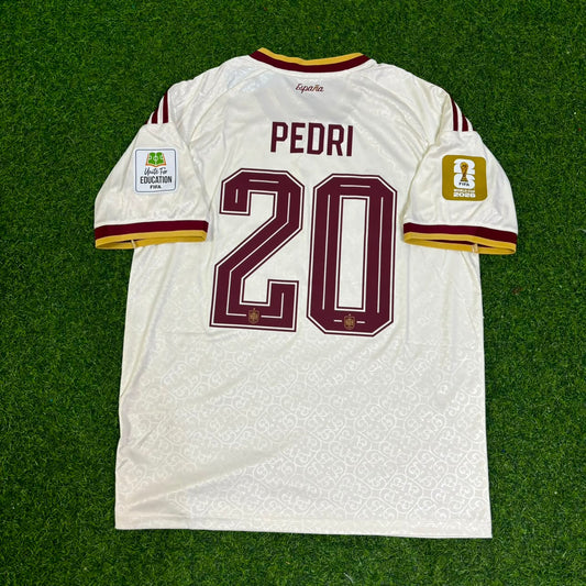 Spain World Cup 2026 Pedri 20- Away Football Jersey
