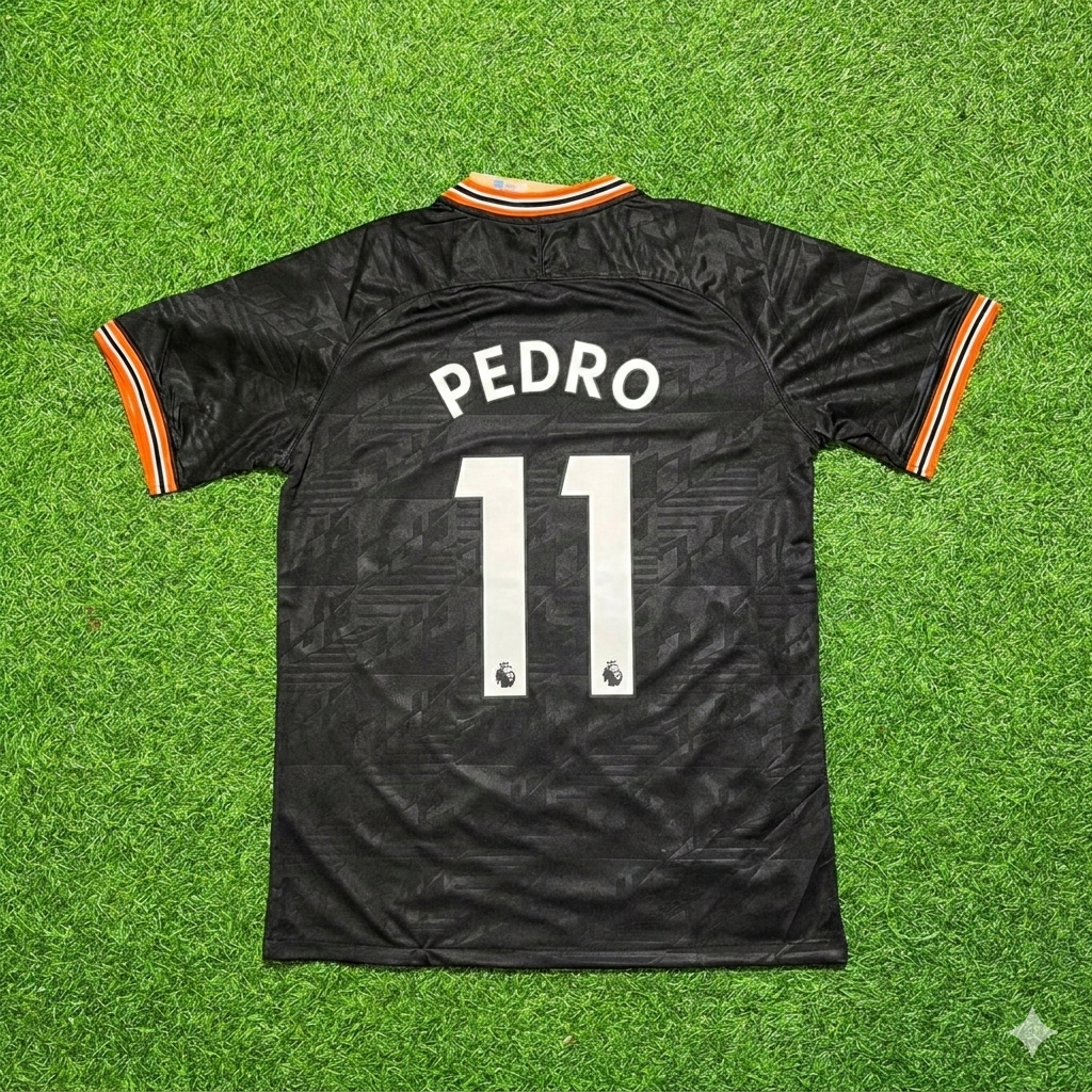 Pedro 11- Chelsea 2019/2020 Away Black Retro Football Jersey Collection