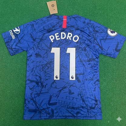 Pedro #11 Chelsea 2019 2020 Blue Retro Football Jersey Kit