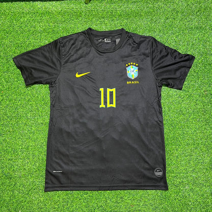 Pele Brazil Black Retro Football Jersey Collection