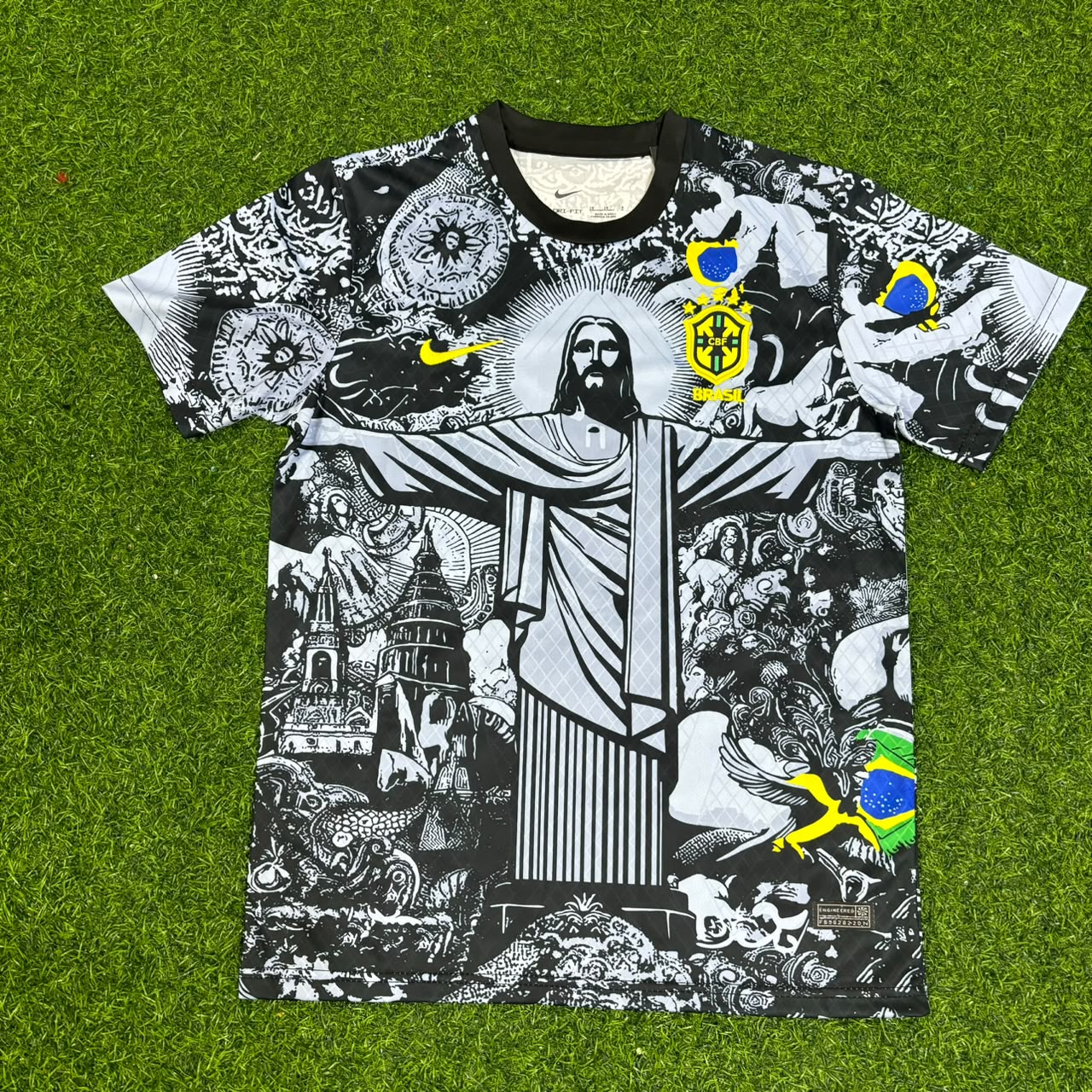 Pele Brazil Iconic Retro Kids Football Jersey