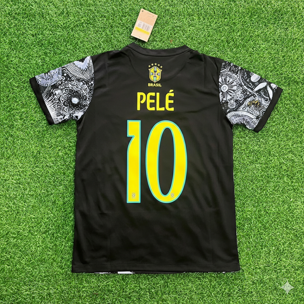 Pelé Brazil Iconic Retro Football Jersey