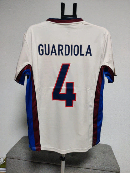 Pep Guardiola Barcelona 98/99 Retro Football Jersey Kit
