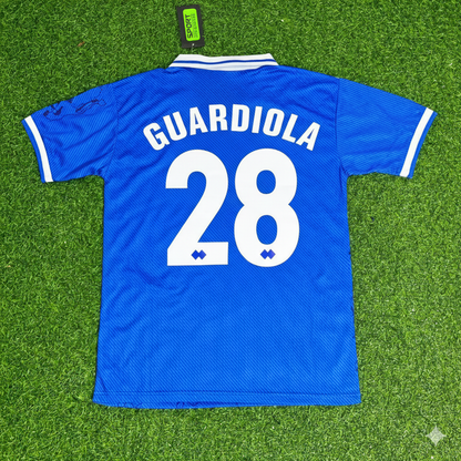 Pep Guardiola Brescia 1997/1998 Retro Home Football Jersey Kit