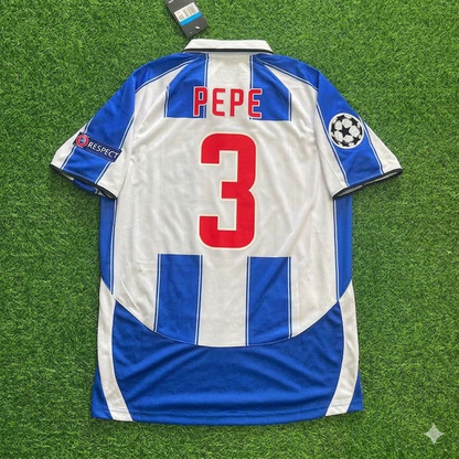 Pepe 3- Porto Retro Football Jersey Kit
