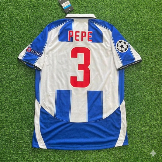 Pepe 3- Porto Retro Football Jersey Kit