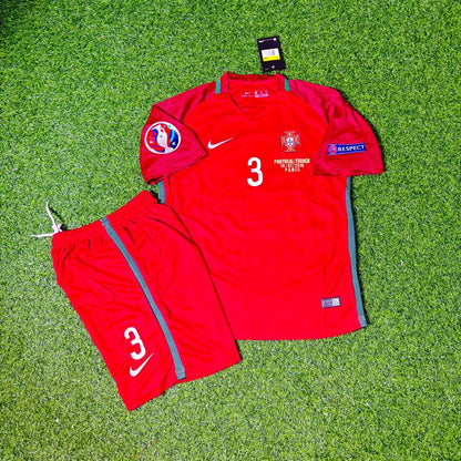 Portugal EURO 2016 Pepe Final Kids Retro Football Jersey