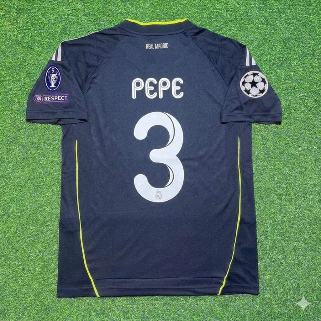 Pepe 3- Real Madrid 2010 2011 Retro Jersey Trikot
