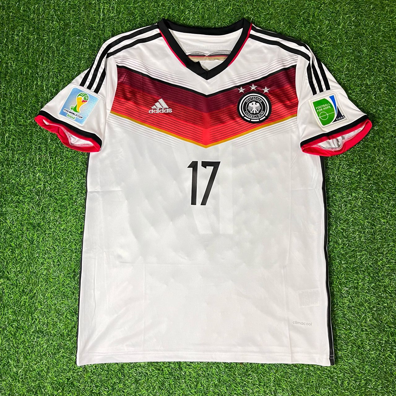 Per Mertesacker 17 - Germany 2014 World Cup Retro Football Jersey Kit