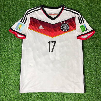 Per Mertesacker 17 - Germany 2014 World Cup Retro Football Jersey Kit