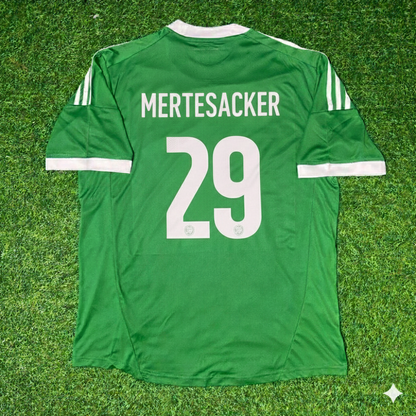 Germany EURO 2012 Per Mertesacker Green Retro Football Jersey