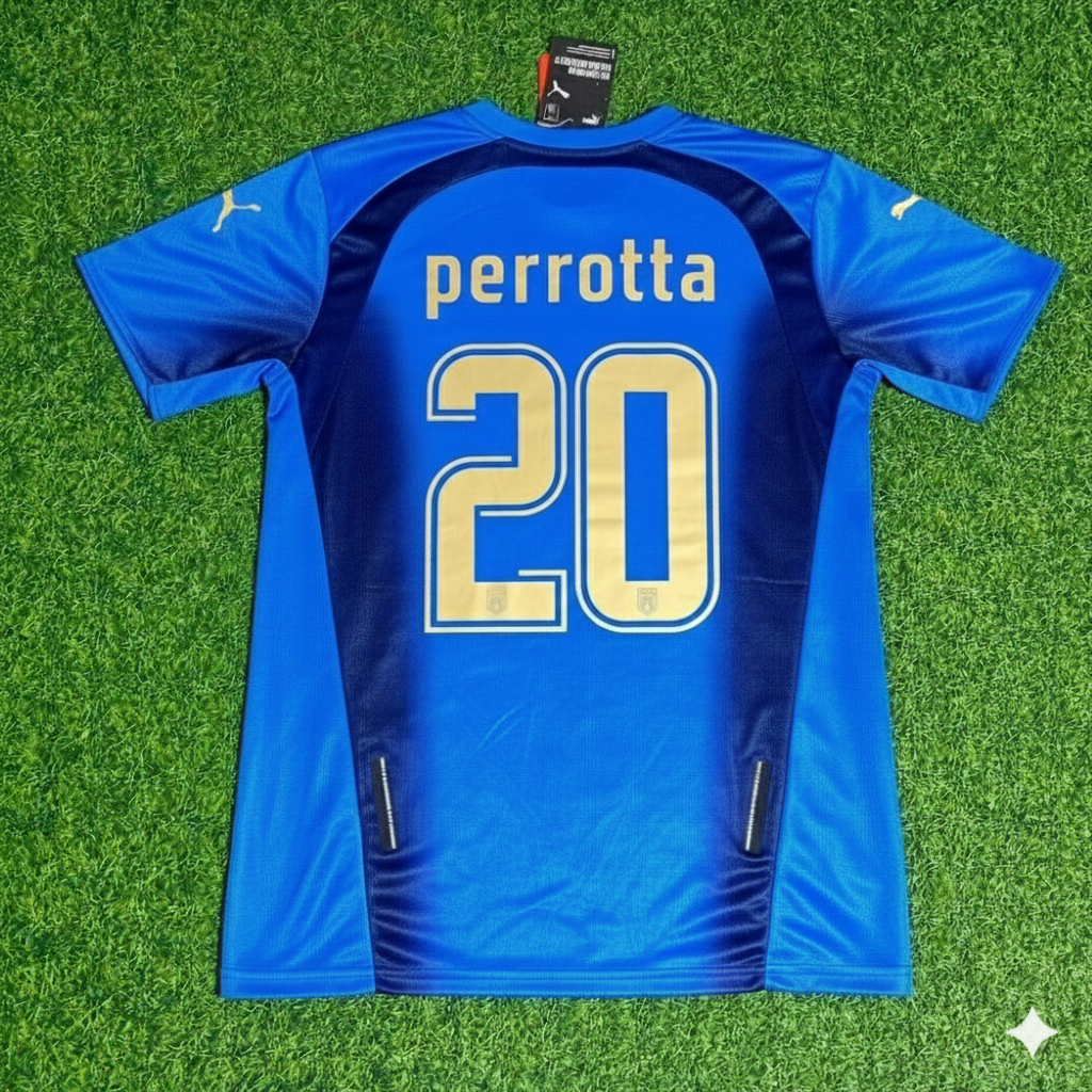 Italy World Cup 2006 Simone Perrotta 20 - Final Retro Football Jersey